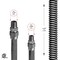 Flextron Gas Line Hose 3/8'' O.D. x 12'' Length 1/2" x 3/8" MIP Fittings, Stainless Steel Flexible Connector FTGC-SS14-12D - alternate 4